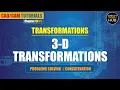 3D TRANSFORMATIONS Problems Solving 1 TRANSFORMATIONS Tutorials Chapter 04 Part 05