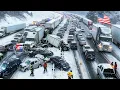 Chaos in Pennsylvania Massive Multi Vehicle Pileup Shuts Down Interstate 79 in Butler PA