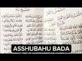 ASH-SHUBAHU BADA #sholawat #cintasholawat #cintasholawatnabi #sholawatnabi#sholawatmerdu #sholawatan