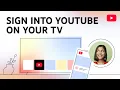 How to sign into YouTube on your TV