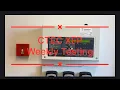 How to perform the weekly fire alarm test on a Ctec XFP Addressable Panel