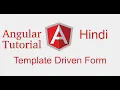 Angular forms tutorial in Hindi Template Driven Form