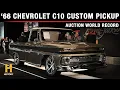 AUCTION WORLD RECORD 1966 Chevrolet C10 Custom Pickup BARRETT-JACKSON 2022 LAS VEGAS
