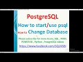Postgresql Tutorials how to start psql postgres postgresql command prompt How to use psql Shell
