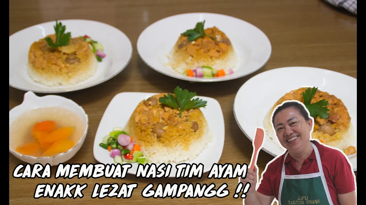 Cara Buat Nasi Tim Ayam - Nursiana Lie