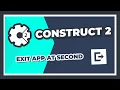 Construct 2 - Exit App At Second