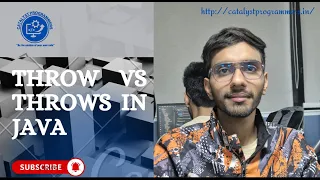 Throw vs Throws in Java Exception Handling Explained with Examples