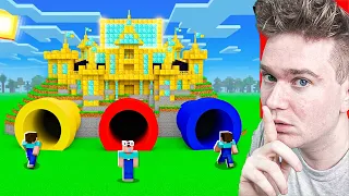 Zbudowałem EPICKĄ BAZE Dla 3 WIDZÓW (NIE WIEDZIELI O SOBIE) | Minecraft Extreme