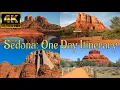 Sedona Arizona One Day Itinerary Scenic Drives Epic Hikes Must-See Landmarks 4K