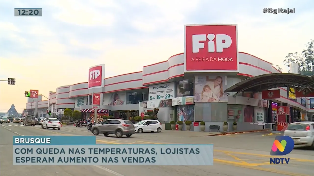 Com a queda das temperaturas, lojistas esperam aumento de vendas em Brusque