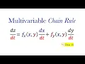 Multivariable Calculus - Multivariable Chain Rule