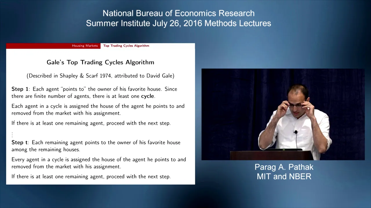 Matching Market Design: A Theoretical Overview | Parag Pathak
