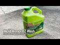 TheChanClan Mold Armor EZ Wash Demonstration - Black Mold Gone in Minutes