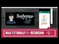 Recursion Java Tutorial Tagalog 2019