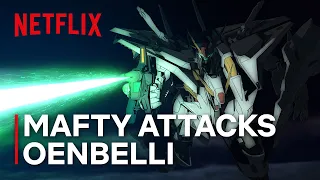 Battle At Oenbelli | MOBILE SUIT GUNDAM HATHAWAY The Sorcery of Nymph Circe | Netflix Anime