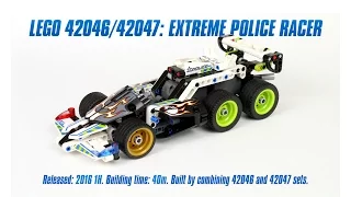 Lego Technic 42046/42047: Extreme Police Racer Speed Build & Review