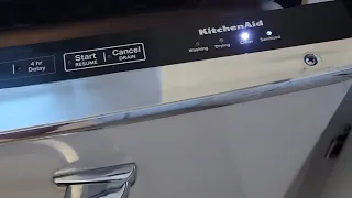 Dishwasher Clean Light - Kitchenaid Whirlpool panel mount BigChill KDTE304LPA quick fix