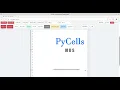 PyCells Tutorial 3 Tables Formulas A4 PDF Documents Build PDFs from Data