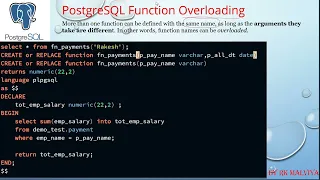 Explained PostgreSQL Function Overloading With Examples Why It s Important