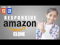 Build Responsive E-commerce Amazon Clone Using HTML CSS