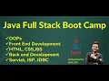Java Full Stack Boot Camp in 2024 Part 3