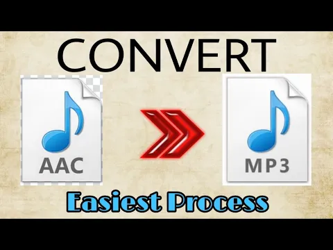 Download MP3 How To Convert AAC to mp3 file easily | how to change aac to mp3 format | Be Tech UTuber