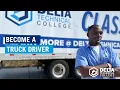CDL Truck Driver Training at Delta Technical College