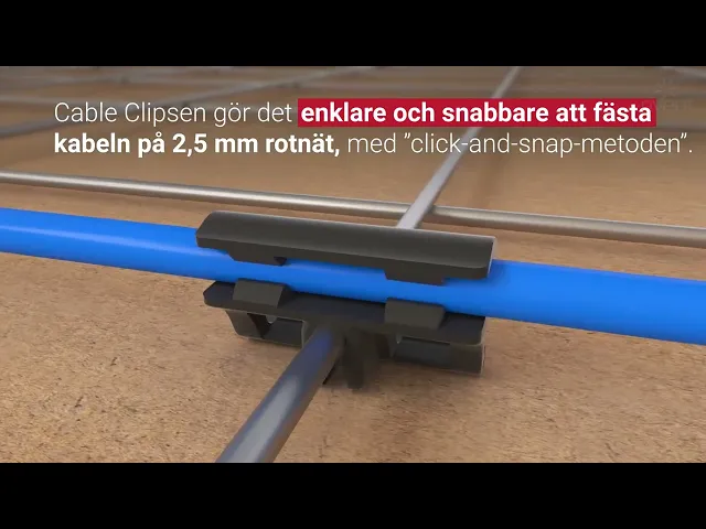 Swedish Video Cable Clips