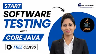 Software Testing with Core Java Complete Beginner to Advanced Tutorial NetTech India