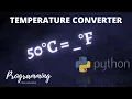 Python Temperature Converter