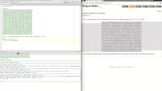 Project Euler - Problem 8