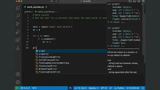 Word Counter Python
