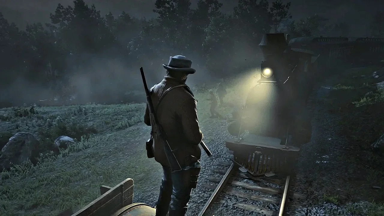 Red Dead Redemption 2 - Train Robbery With John Marston Mission (RDR2 Chapter 2) PS4 Pro Red Dead Redemption 2 - Train Robbery With John Marston Mission (RDR2 Chapter 2) PS4 Pro
