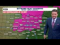 DFW Weather Extreme heat warning in effect Tuesday in 14 day forecast