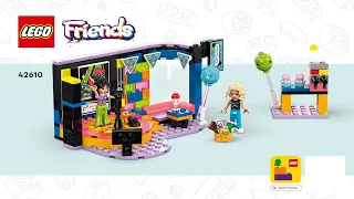LEGO instructions - LEGO Friends - 42610 - Karaoke Music Party