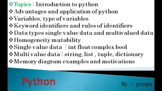 p1 basics of variable in python define keywords define identifiers all data types