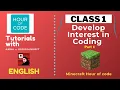 Coding for Beginners - Class 1 Develop interest in Coding with Minecraft Part 1 English