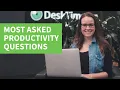 Answering Web s Most Searched Productivity Questions