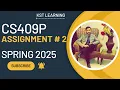 CS409P Assignment 2 Solution Spring 2025 100 Correct Verified Step-by-Step Guide