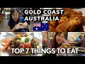 Top things to Eat in Gold Coast Australia ll Cafes Seafood Buffets and Markets