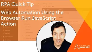 RPA QuickTip Web Automation Using the Browser Run JavaScript Action