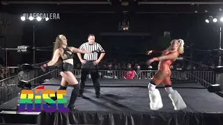 Taya Valkyrie vs. Allysin Kay - World's First Ever Savage AF Match from RISE - LA ESCALERA