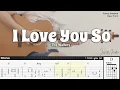 Download Lagu I Love You So - The Walters | Fingerstyle Guitar | TAB + Chords + Lyrics