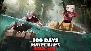 100 Days in the Amazon Rainforest in REALISTIC Minecraft