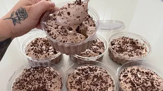 FATURE ALTO COM MOUSSE DE CHOCOLATE EM PÓ COM 3 INGREDIENTES FÁCIL