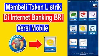 Cara isi ulang token listrik dengan Internet Banking BRI. 