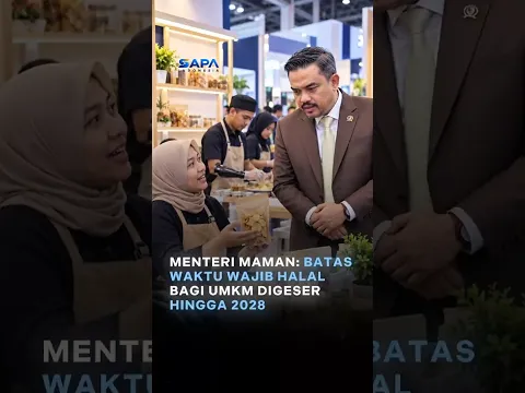 Menteri Maman: Batas Waktu Wajib Halal bagi UMKM Digeser hingga 2028