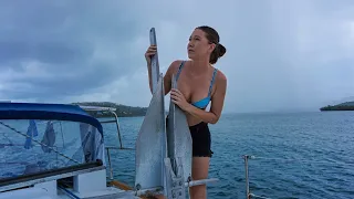 HURRICANE Elsa NOT what we Expected Sailing GBU