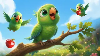 చిట్టి చిలకమ్మ | Chitti Chilakamma Amma Kottinda | 3D Parrot Animation Telugu Rhymes for Kids