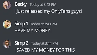 your discord crush drops an onlyfans